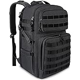 MATEIN 17 Inch Laptop Backpack, Large TSA Tactical Backpack for Men | Military MOLLE System, Water Resistant Computer Bag, Laptop Compartment, Work Organizer Pocket, For Carry on Travel