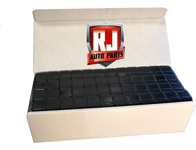 6 Boxes Wheel Weights, Black .25 oz. Stickon