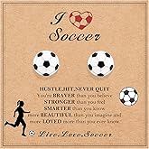 DORANA S925 Sterling Sliver Sports Earrings Stud for Teen Girls Women Baseball/Soccer/Volleyball/Basketball/Softball/Football Hypoallergenic Stud Earrings Game Day Jewelry Gift