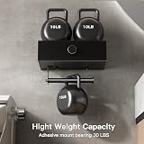 Voldra Toilet Roll Holder with Shelf Black Aluminum Wall Mount Drawer view 5