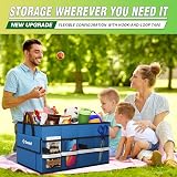 K KNODEL Car Boot Organiser Small Blue Storage Box and Bag view 6