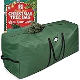 Holiday Cheer Christmas Storage Bag Heavy Duty Fits Up to 7.5ft Tall Artificial Tree, Waterproof with Durable Handles & Zippe