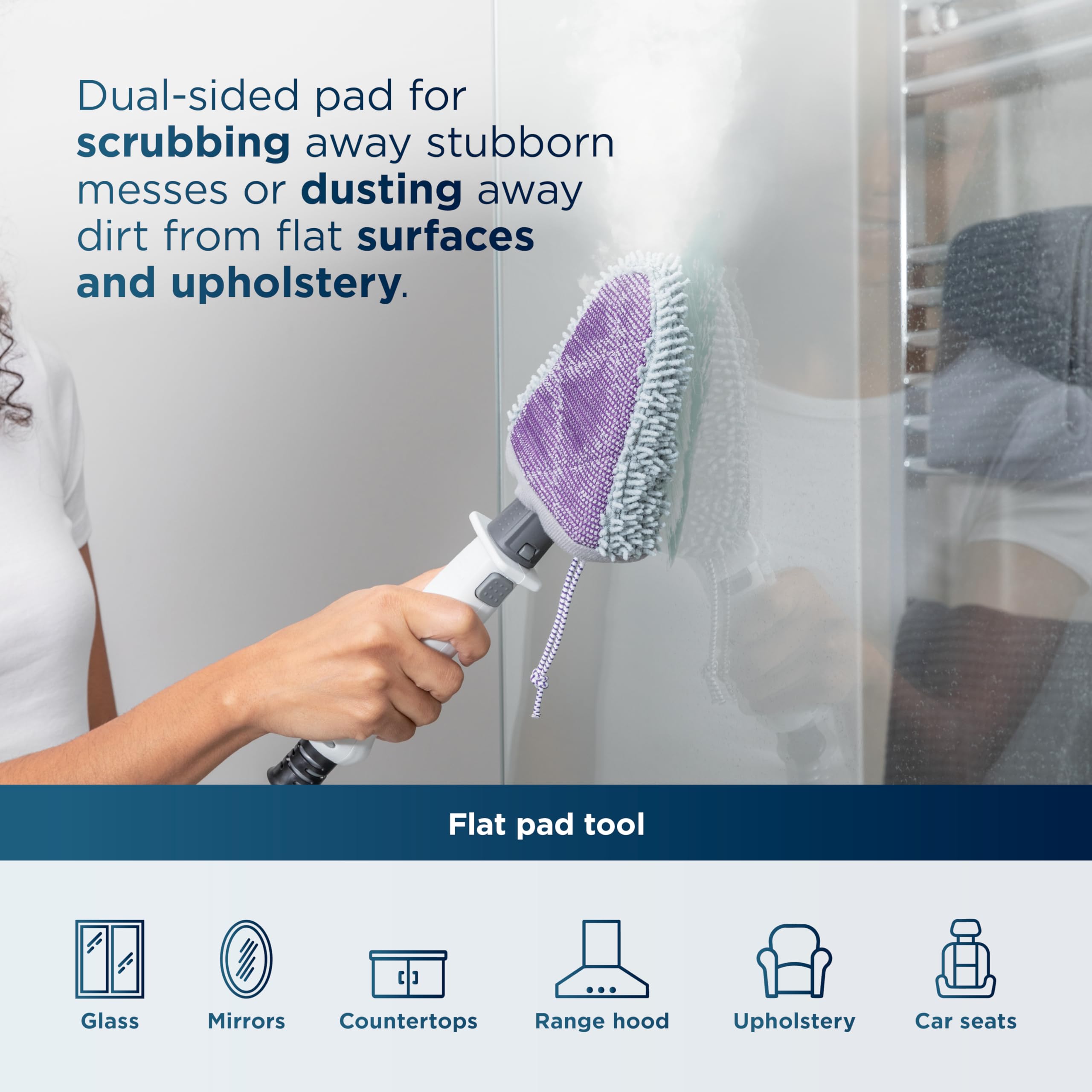 Shark Lift-Away 5-in-1 Steam Mop with Detachable Handheld Steam Cleaner, for Whole Home Cleaning including Sealed Hard Floors, Kitchens, Bathrooms, Upholstery, Cars, Grout & more, Blueberry, S3972BRN