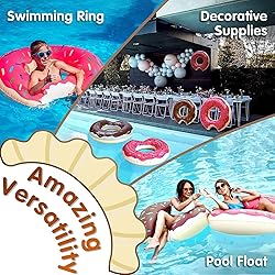 DMAR Pool Floats Donut Inflatables 23.4" Donut Pool