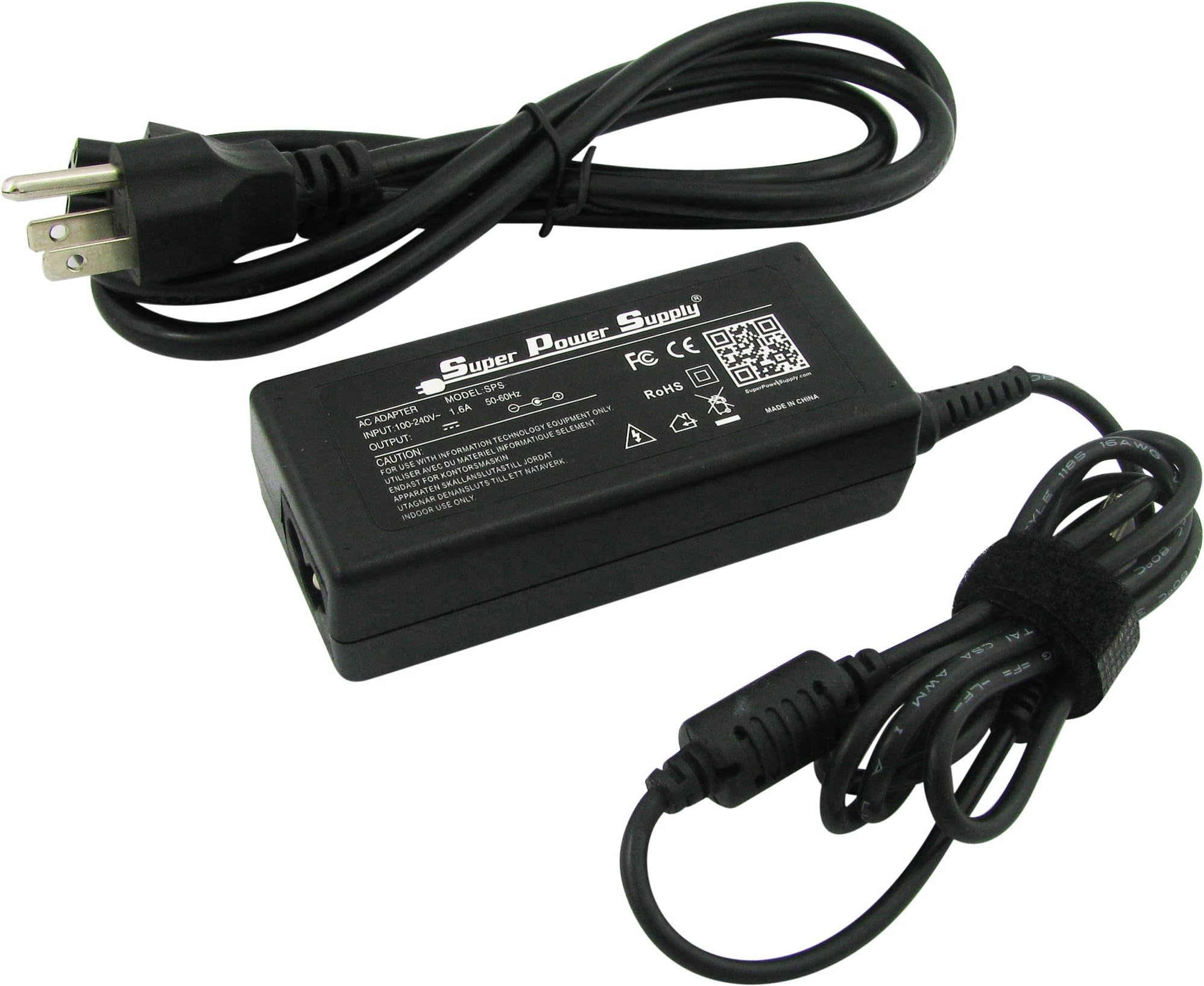 Super Power Supply AC/DC Charger Adapter Cord for Acer Aspire ZC-606 Revo R3700; AZC-102-UR31 AZC-606-UR24 AZC-606-UB13 All-in-One Desktop