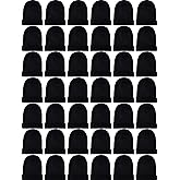 SATINIOR 60 Pieces Winter Beanies Bulk Cold Weather Warm Knit Skull Caps Mens Womens Unisex Hats