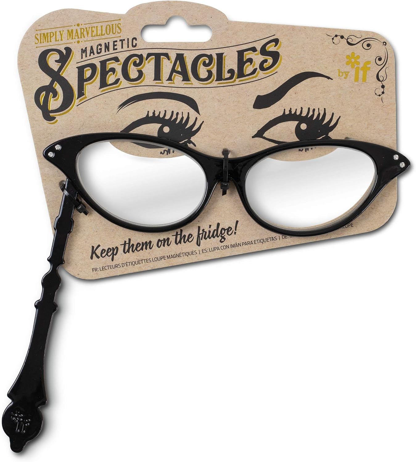 IF Simply Marvellous Magnetic Spectacles - Black Diamante, Black/Diamante