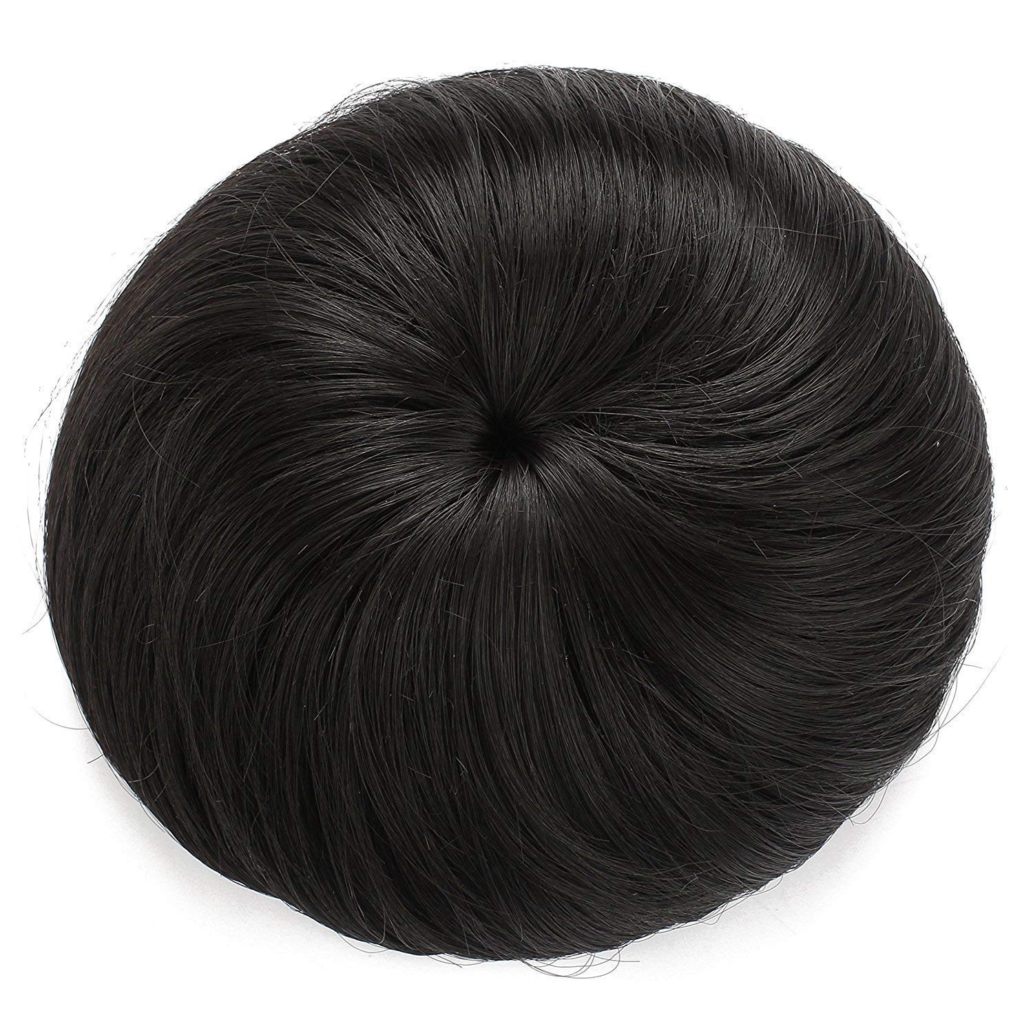 Mee Hipster Human Hair Bun Extension Donut Chignon Hairpiece Wig