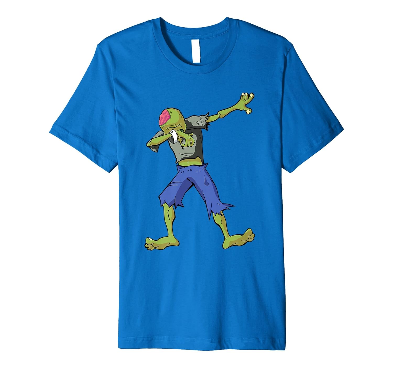 Dabbing Zombie T-Shirt | Funny Zombie Halloween Dab Tee-ANZ