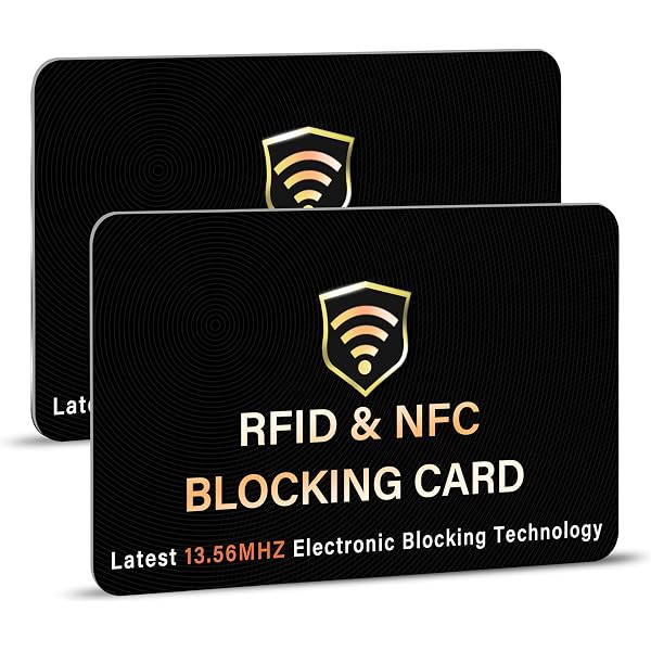 Amazon.com: Timeskey NFC 2 RFID Blocking Cards, Contactless NFC