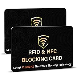 SaiTech IT 2 Pack RFID Blocking Card, One Card