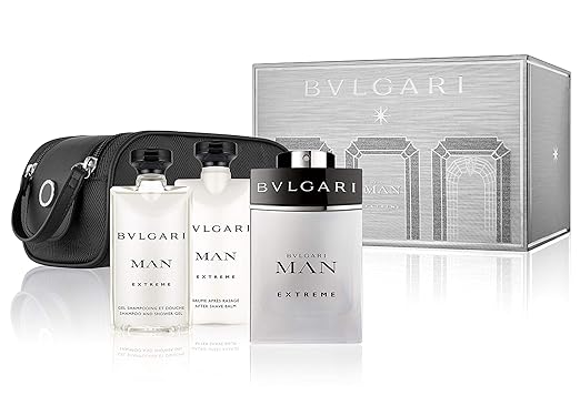 BVLGARI Man Extreme (EDT 100ml + SSG 75ml + ASB 75ml + Pouch)