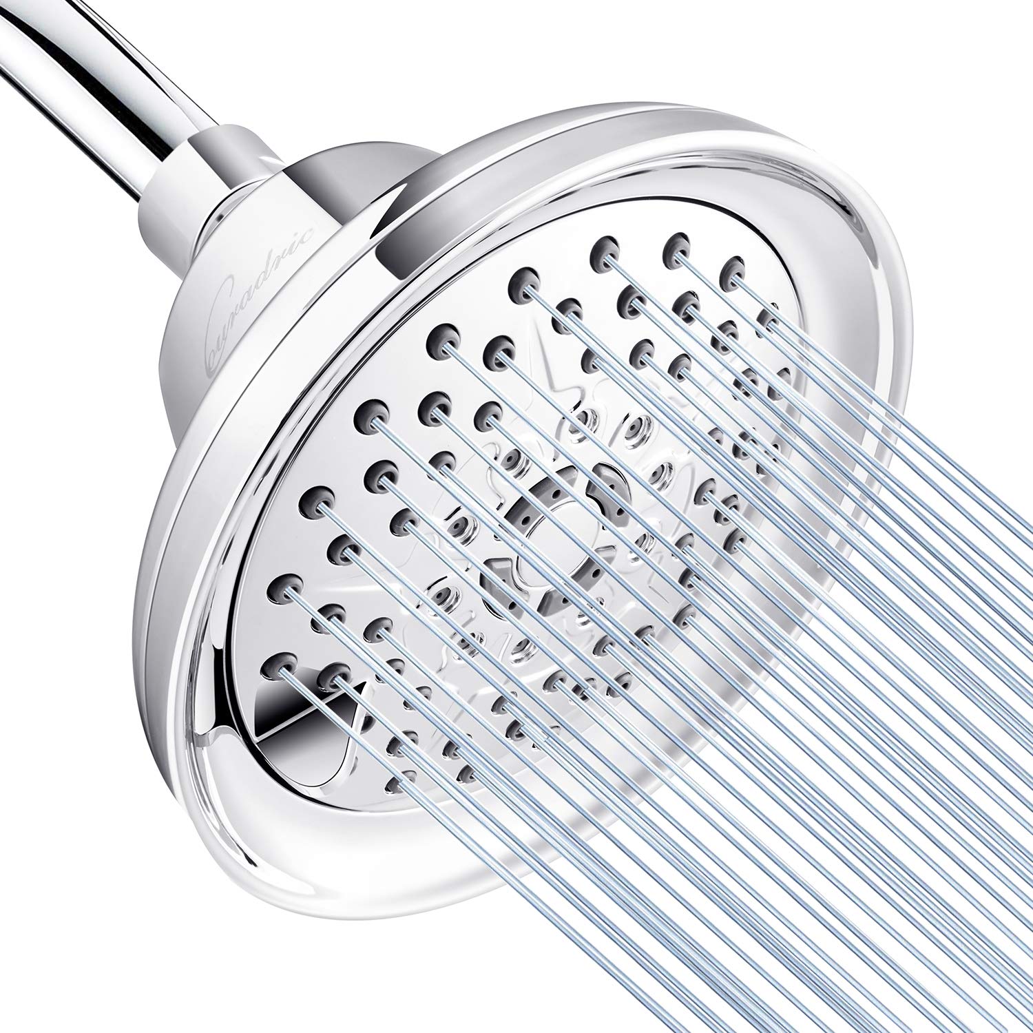 High Pressure Massage shower head,6 Function 5 Inch Rainfall Showerhead