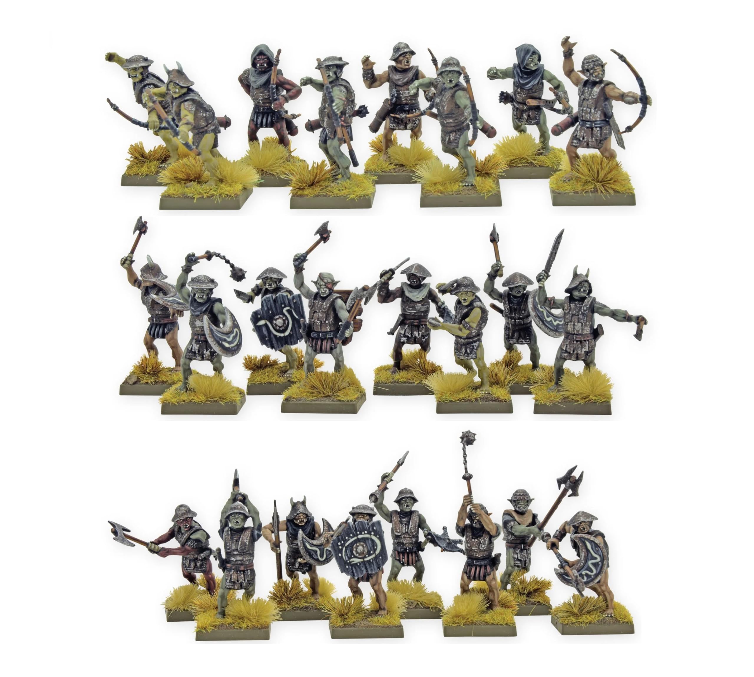 Warlord Games Orc Warband - 28mm Scale Plastic Miniatures Highly Detailed Fantasy Miniatures for Table-top Wargaming