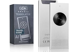 Enence PRO Language Translator Device, Two Way Real-Time Voice Translation, Instant Pocket Translator Device, Portable langua
