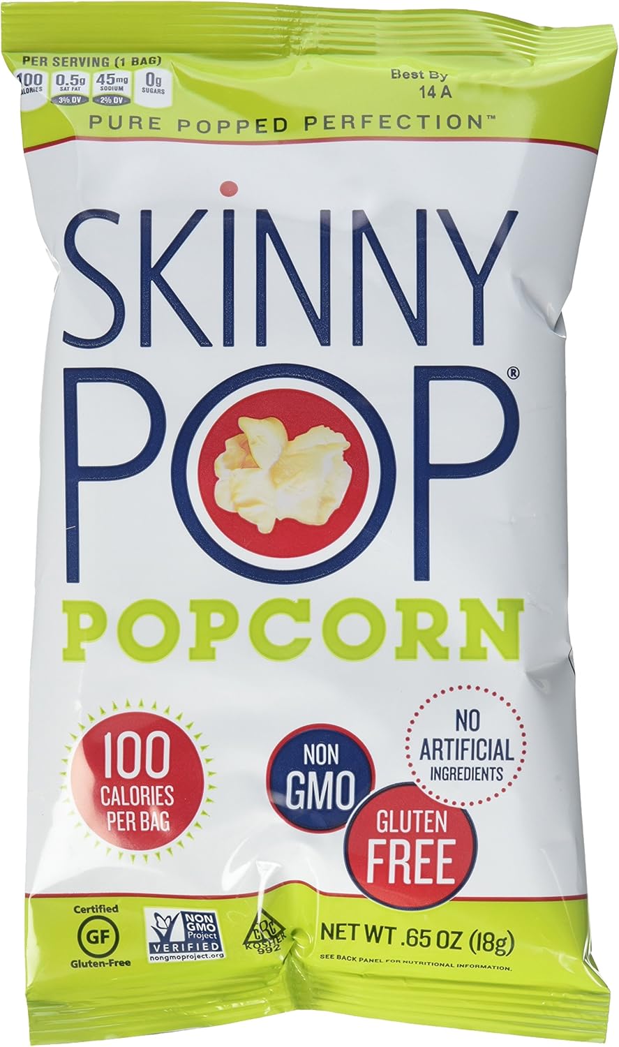 Skinnypop Popcorn 28 Count, 0.65 Ounce Amazon.ca Grocery