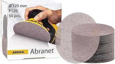 Mirka Abranet Net Sanding Disc Ø125mm P120 50 pcs Hook & Loop