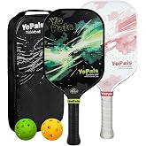 Pickleball Paddles Set of 2,USAPA Approved Fiberglass Pickleball Set | Pickleball Paddles Manufacturer | Lightweight Set for Men, Women, Beginners &amp; Intermediate | Includes 2 Paddles 2 Balls 1 Bag