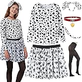 ZeroShop Halloween Cosutme for Women Dalmatian Clothes Shirt Outfit Ears Headband Accessories
