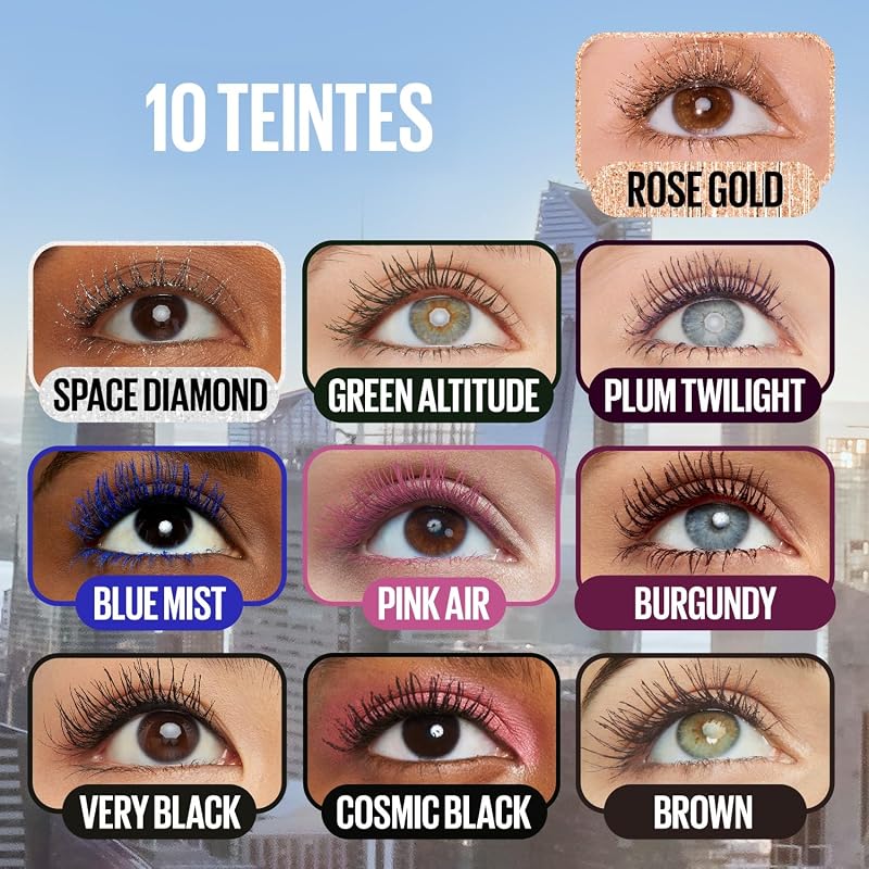 Nova Iorque Cílios Sensacionais Rímel Pestanas, Space Diamond