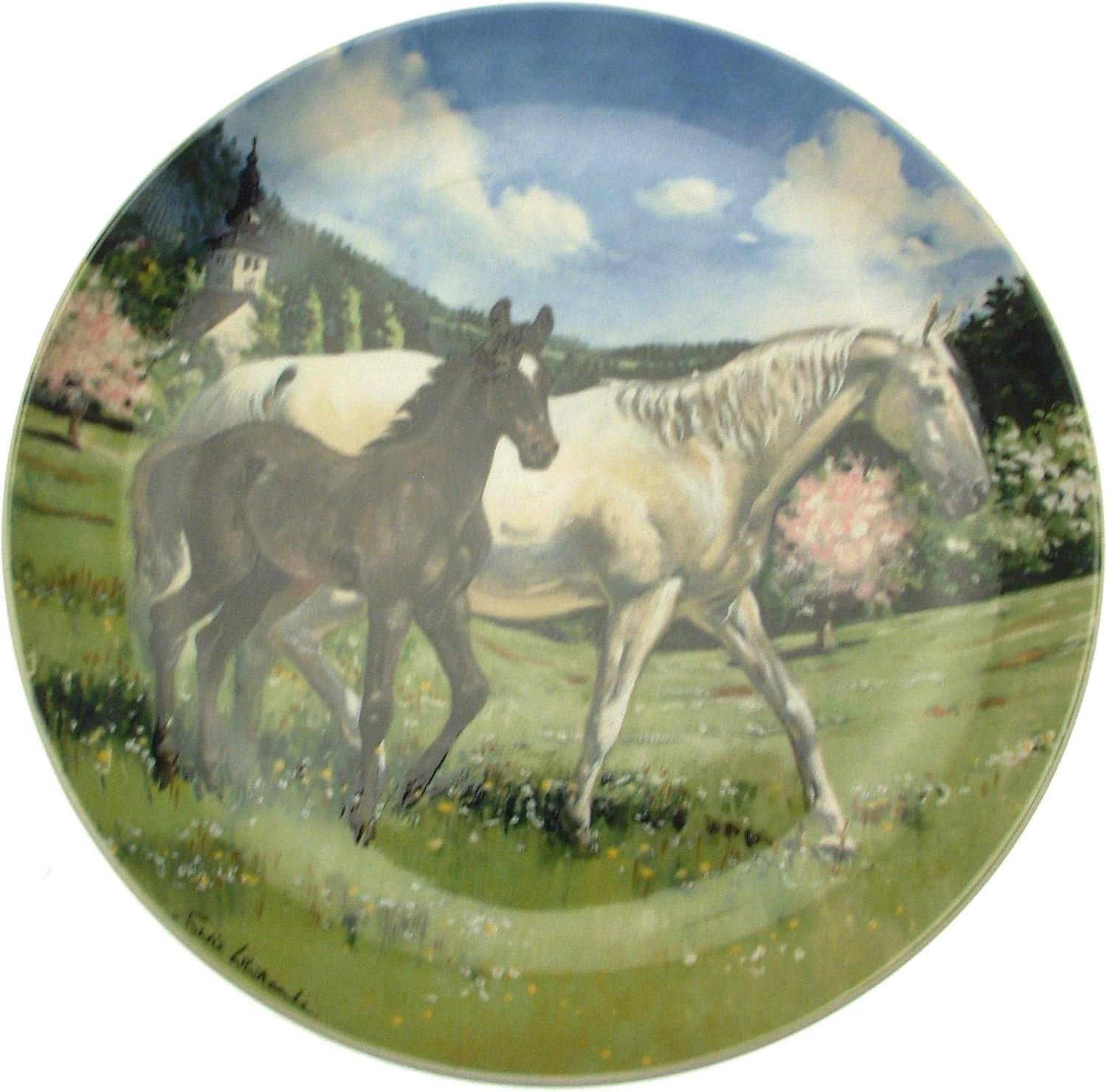 Spode The Austrian Lipizzaner horse plate from the Noble Horse