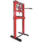 Titan 12 Ton Hydraulic Shop Floor Press H Frame 24000 lb w/ Heavy Duty Steel Plates
