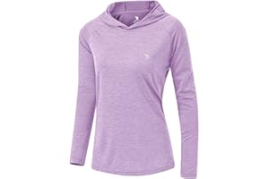 TBMPOY Womens UPF 50+ Sun Protection Hoodie Shirt Long Sleeve Fishing Hiking Outdoor UV Shirt Lightweight