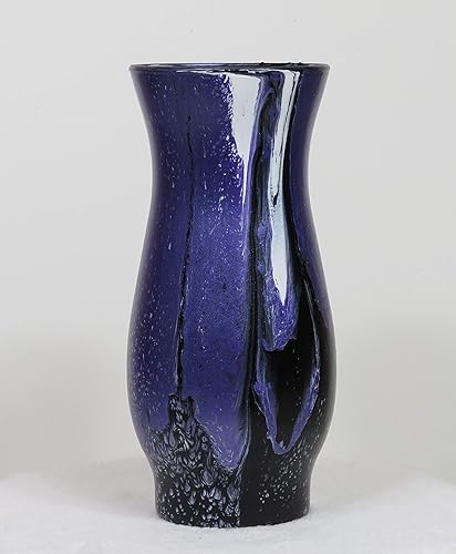 Amazon Com Handmade Hand Painted Glass Vase Acrylic Pouring