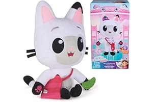 Gabby's Dollhouse: The Movie, Meow-Mazing Interactive Pandy Paws Plush Toy with 3 Accessories & Removable Bag, Kids Toys for Girls & Boys Ages 3 and Up