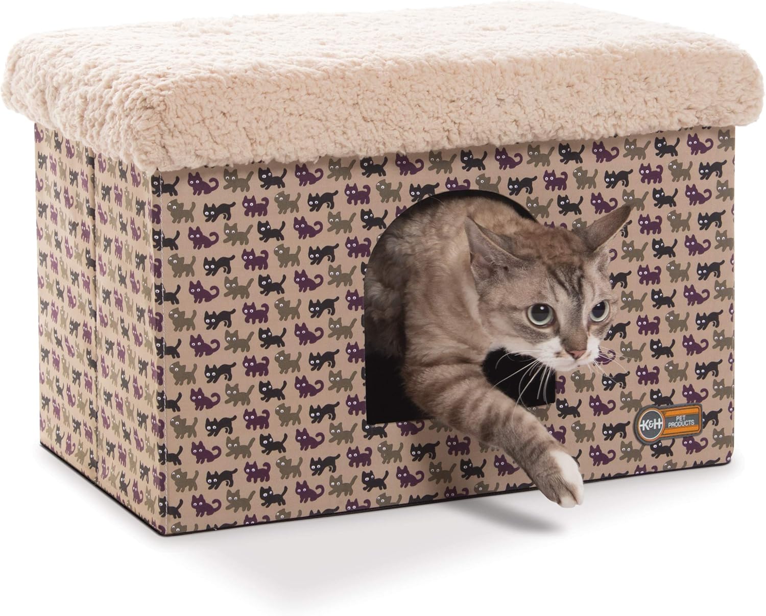 K&H Kitty Bunkhouse, Cat Hideaway Bed Amazon.co.uk Pet Supplies