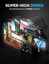 Sabrent V60 SD Card 128GB UHS-II SDXC U3 270MB/s 8K UHD Photo Video view 5