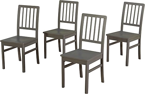 Amazon Com Target Marketing Systems Camden Dining Chair Set Of 4 Gray Chairs