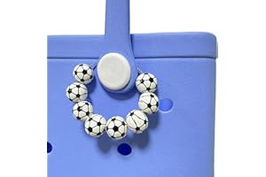 Yisinar Charms for Bogg Bag Cute Charms Accessories,Sports Charms for Bogg Bag Original,Bag Charms Compatible with Simply Southern Totes,Insert Decorative for Handbag Beach Tote Bag