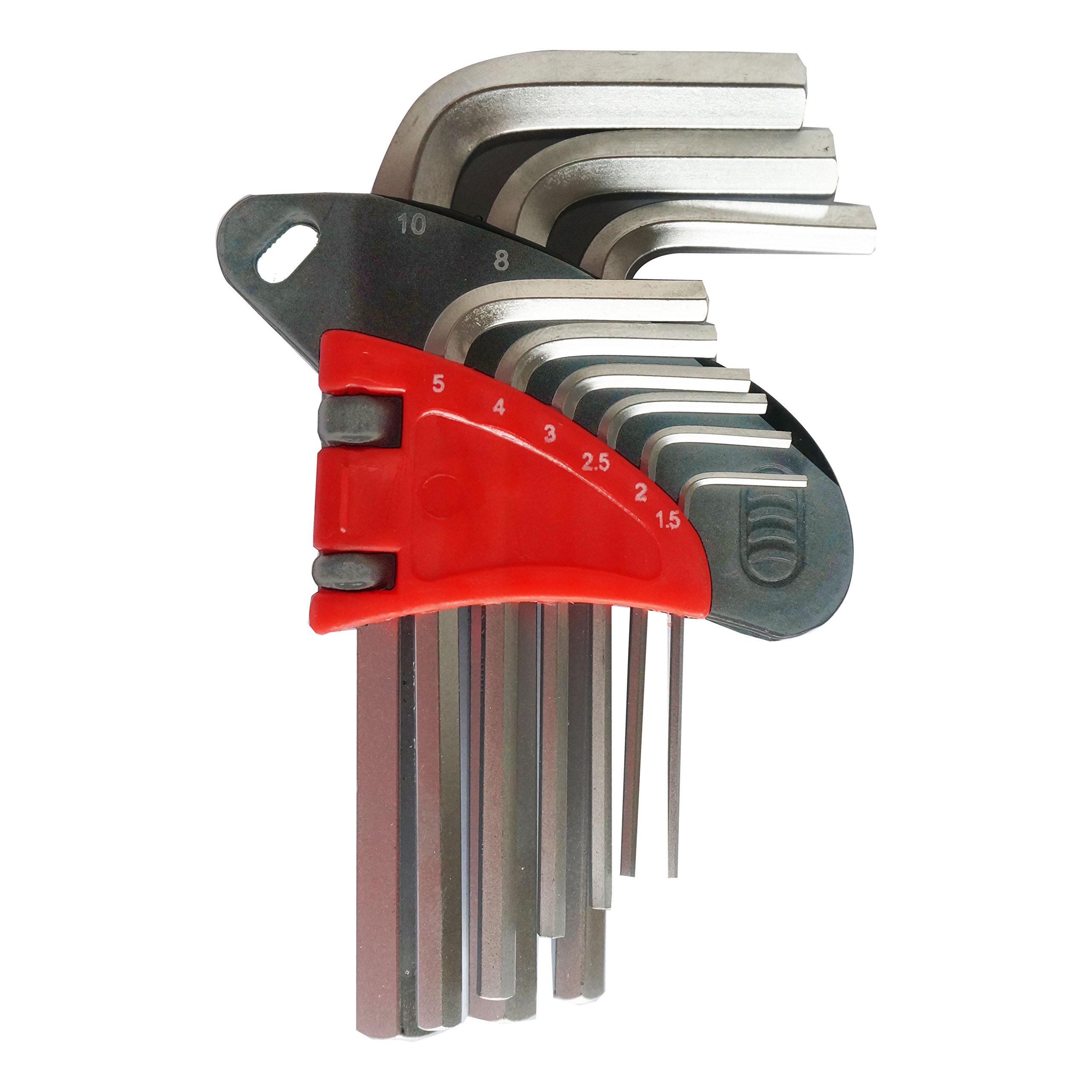 Simply Tools ALKH1 9 Piece Hex Allen Key Set Varied Sizes Chrome Vanadium Steel