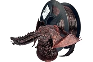 Stronghero3D PLA 3D Printer Filament 1.75 mm,Shadow Red,Angular Discoloration,Color Change Filament, Accuracy +/- 0.05 mm net Weight 1 kg for Ender3 Cr10