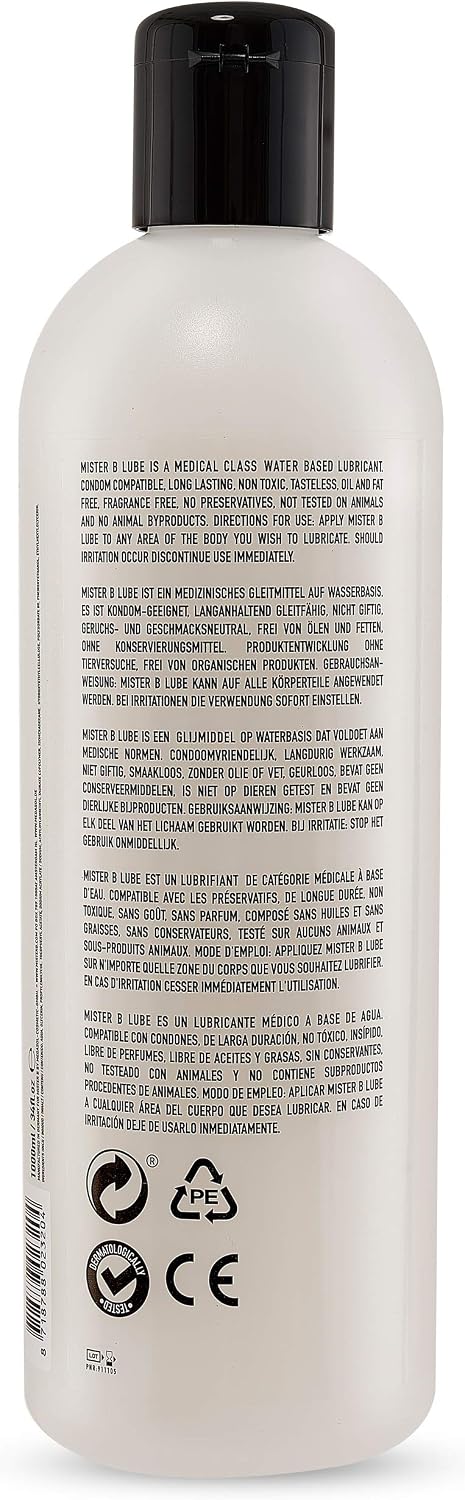 Mister B LUBE Water Based Lubricant, 1000 ml, 1 l (Pack of 1) - Image 3