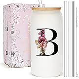 Personalized Gifts for Women, Monogrammed Frosted