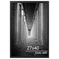 DOAI ART 27x40 Poster Frame Black, Poster Frames 27