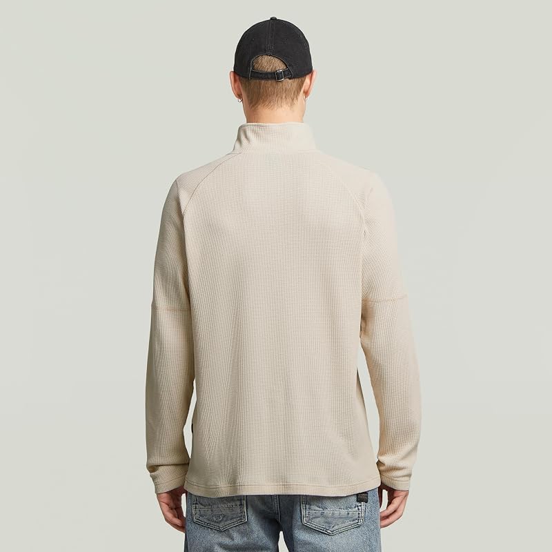 T-shirt Tweeter Homem com Meio Fecho, Branca (dk talc D26866-E176-A488), L