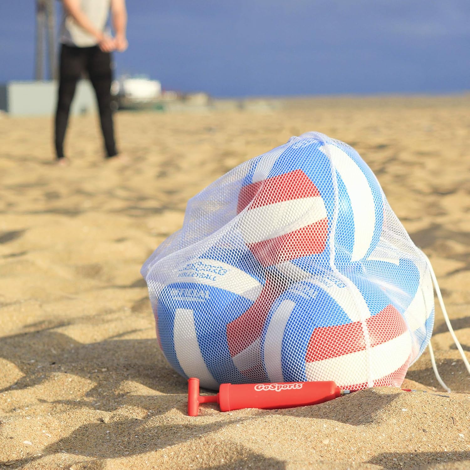 GoSports Soft Touch Recreational Volleyball | Regulation Size for Indoor or Outdoor Play | Includes Ball Pump - Choose Between Single or 6 Pack, Six Pack : Sports & Outdoors