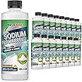 Sodium Percarbonate (32 lbs total - 16 pack of 2 lbs bottles) - 100% Pure - Solid Hydrogen Peroxide/Oxygenated Bleach - Multi-Use Cleaner for Home & Laundry - HDPE container w/ Resealable Child Resistant Cap