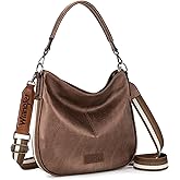 Wrangler Hobo Bags Large Crossbody Bag for Women Shoulder Purse Handbags with Adjustable Strap