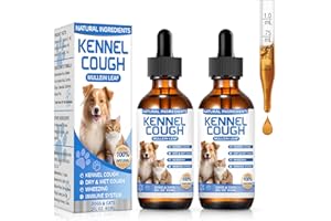 Kennel Cough Herbal Drops for Dogs & Cats,Dog Cough Treatment,Dog Cough Suppressant,Kennel Cough for Dogs,Coughing Treatment 