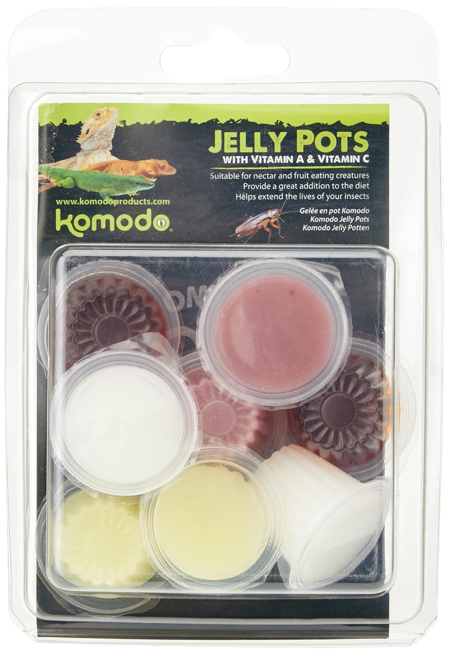 Komodo Calcium Jelly Pots, 8 Piece