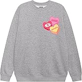 FOCO Unisex Adult NFL Team Logo Candy Heart Crew Neck Sweatshirt