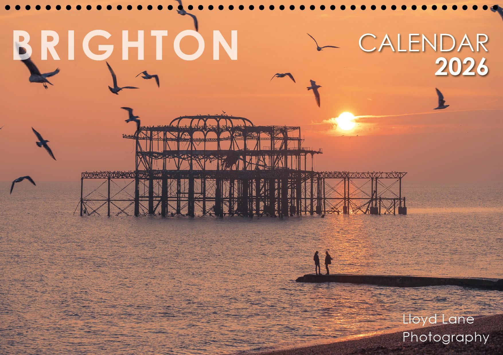 Brighton Calendar 2026, A4 Opening To A3, Wall Hanging