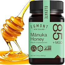 EGMONT HONEY Manuka Honey - MGO 83+ UMF 5+ 17.6oz Original from