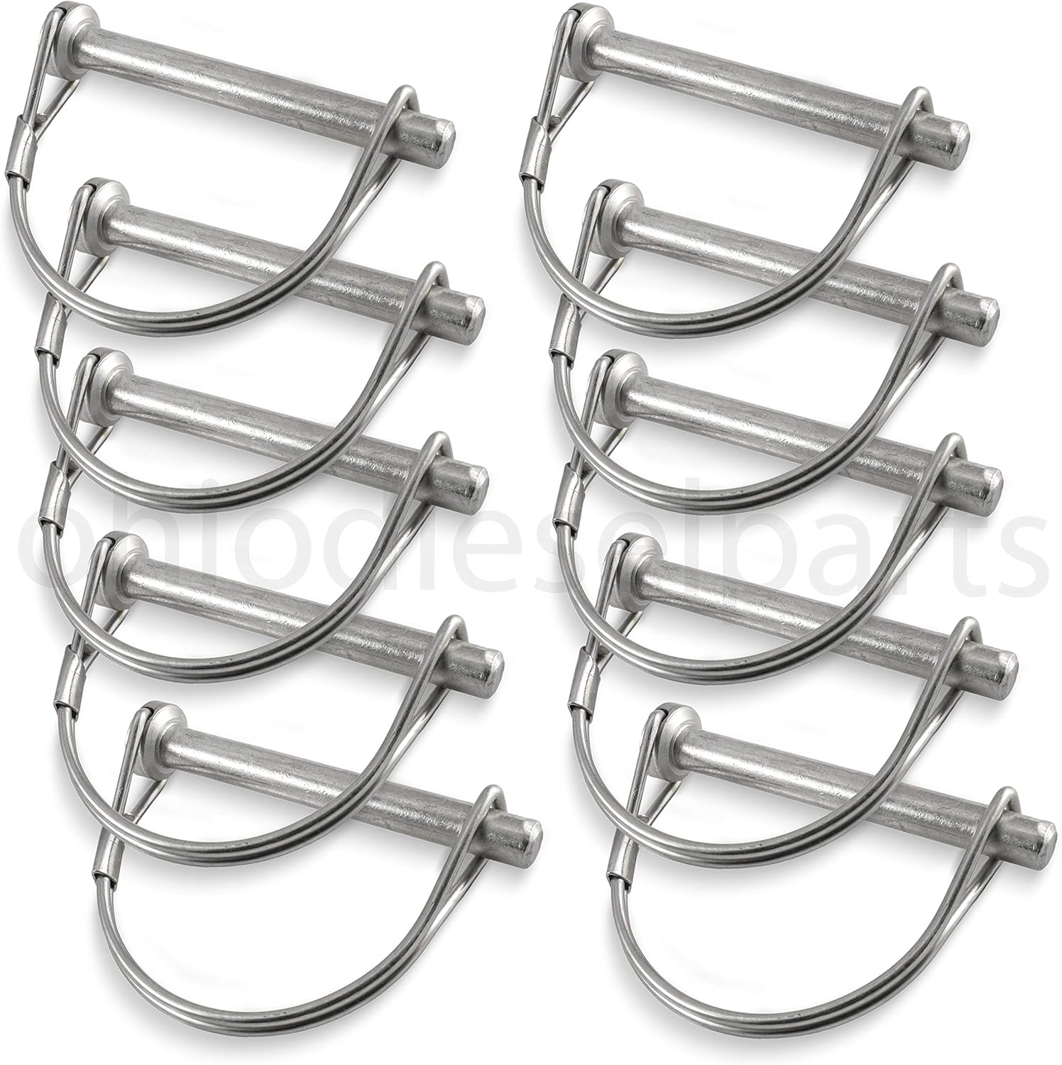 Stainless Steel PTO Round Shaft Locking Trailer Hitch Pin 5