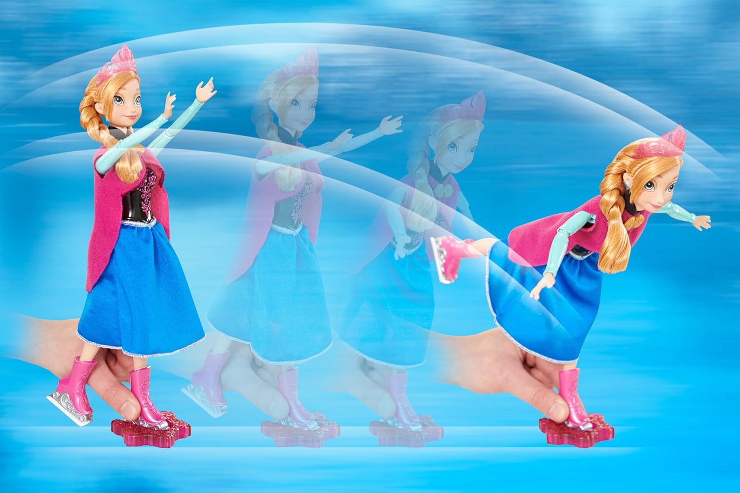 frozen ice skating dolls