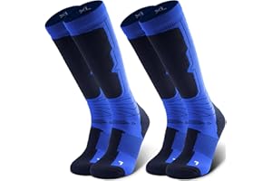 SITOISBE Ski Socks Merino Wool (Pack of 2) for Skiing, Snowboarding, Winter Warm